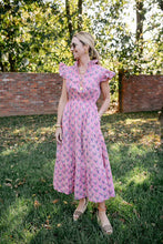 Load image into Gallery viewer, Tillie Dress in Pink Block
