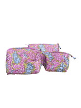 Load image into Gallery viewer, Toiletry Bags Fuchsia Floral
