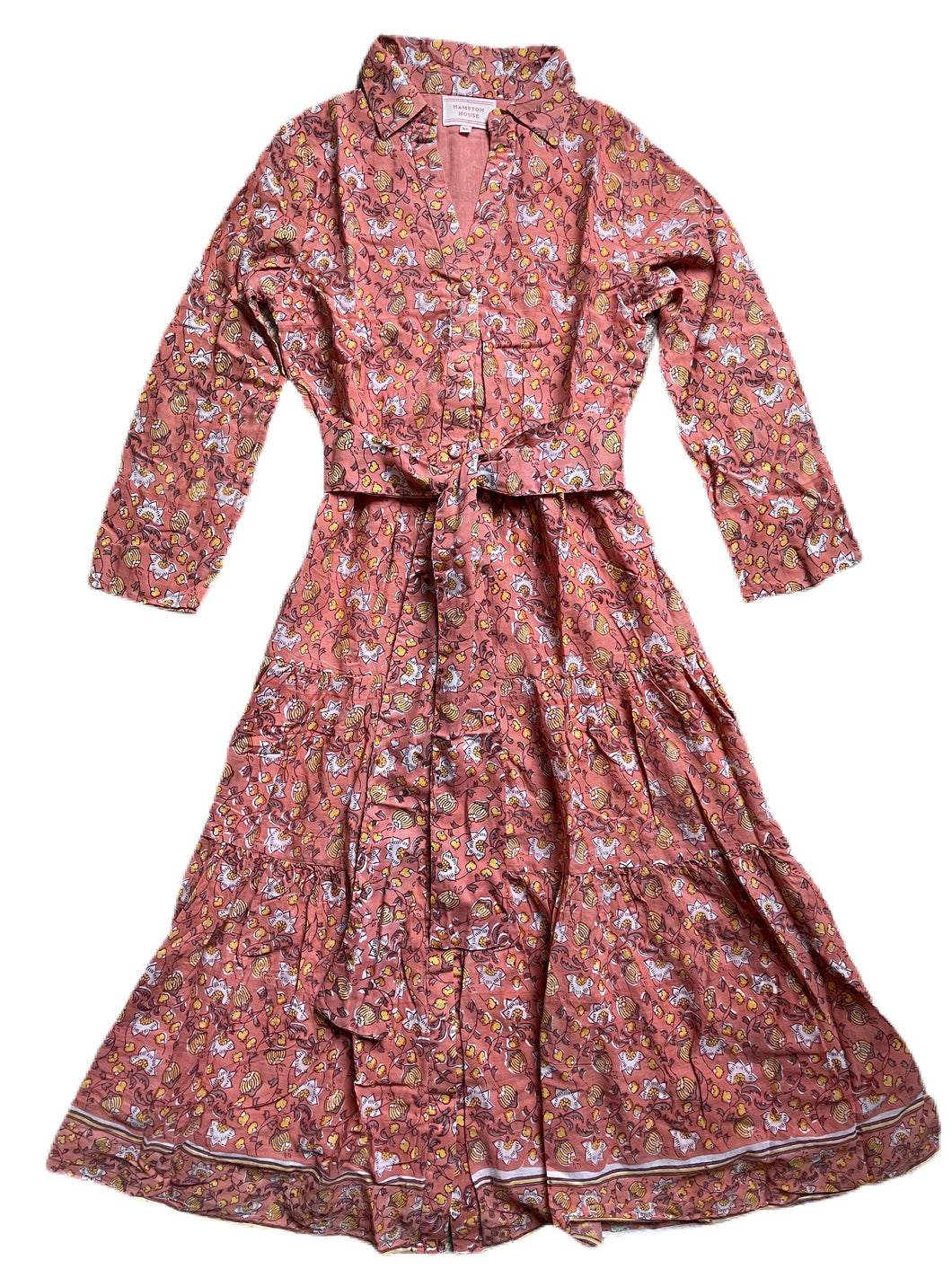 Josie Dress- Tangerine Chintz